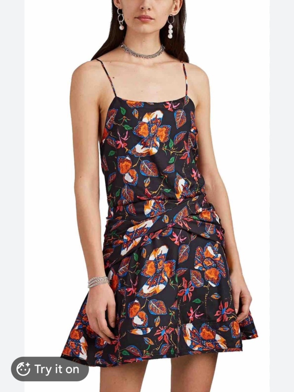 10 Crosby Derek Lam Silk Blend Mini Dress NWT